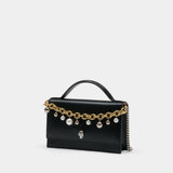 Sac À Bandoulière T.h.medium Skull - Alexander McQueen - Cuir - Noir