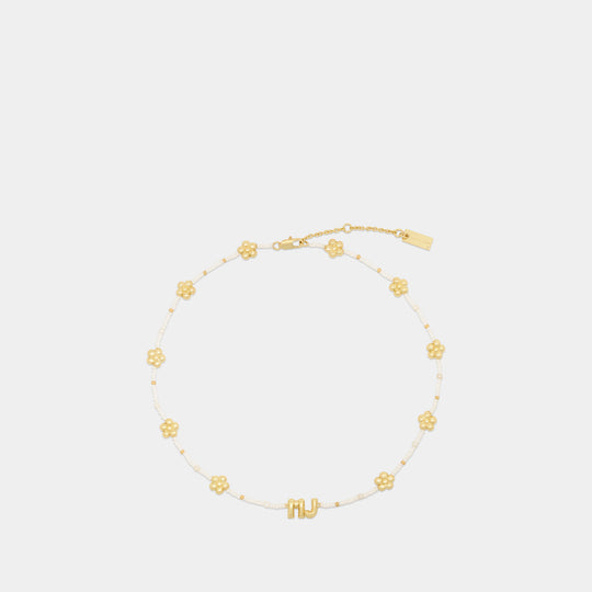 Collier Balloon Beaded - Marc Jacobs - Métal - Doré