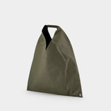 Cabas Classique Japanese - MM6 Maison Margiela - Synthétique - Kaki