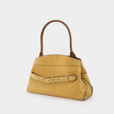 Sac Porté Épaule The Satchel - Marc Jacobs - Cuir - Beige