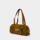 Sac À Main Tilpa Mini - Isabel Marant - Cuir - Kaki