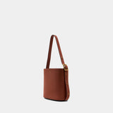 Sac Porté Épaule Bleecker - Coach - Cuir - Marron