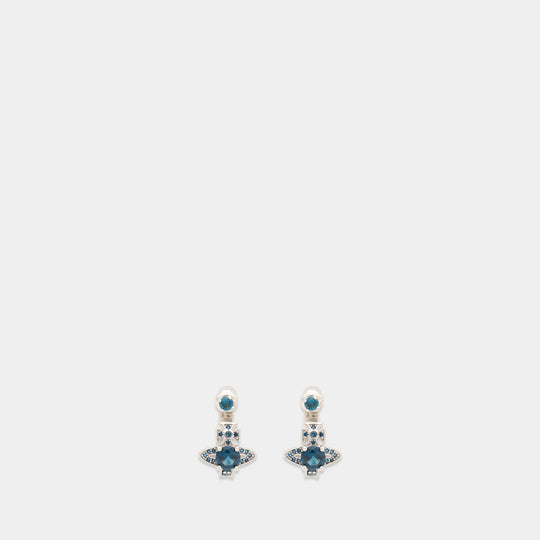 Boucles D'oreilles Maitena - Vivienne Westwood - Métal - Bleu