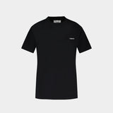 T-Shirt Boxy - Coperni - Coton - Noir
