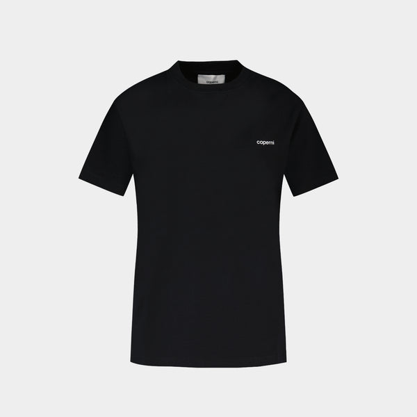 T-Shirt Boxy - Coperni - Coton - Noir