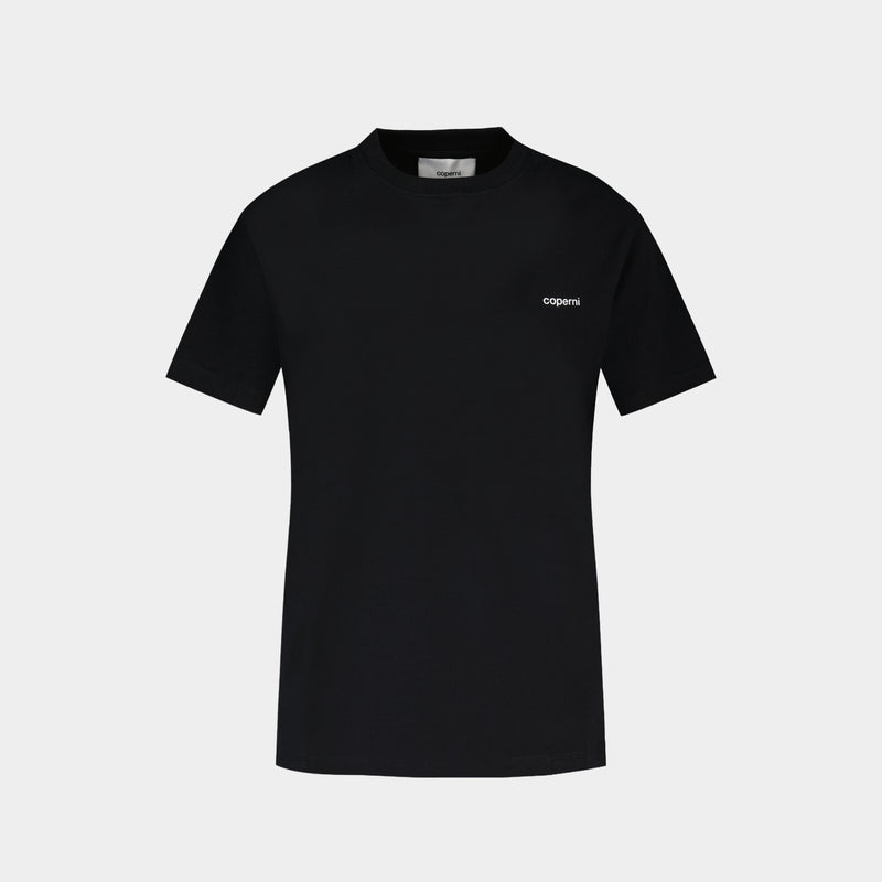 T-Shirt Boxy - Coperni - Coton - Noir
