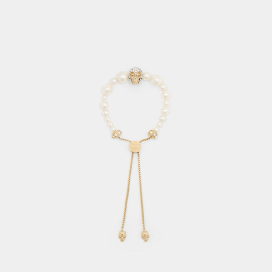 Bracelet Skl & Prl Friendship - Alexander McQueen - Synthétique - Blanc