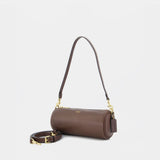 Sac Porté Épaule Natural Barrel - Coach - Cuir - Marron