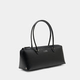 Sac Porté Épaule New Bauletto J Large - MM6 Maison Margiela - Cuir - Noir