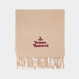 Écharpe 30x180 - Vivienne Westwood - Laine - Beige