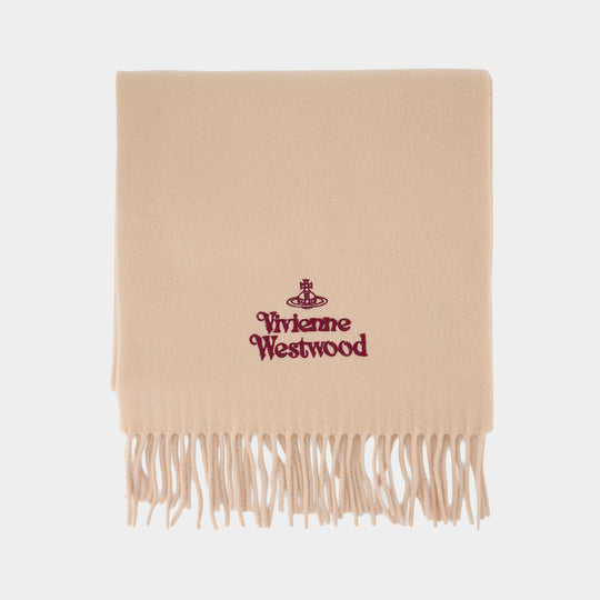 Écharpe 30x180 - Vivienne Westwood - Laine - Beige