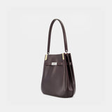 Sac À Main Lee Radziwill Bucket - Tory Burch - Cuir - Marron