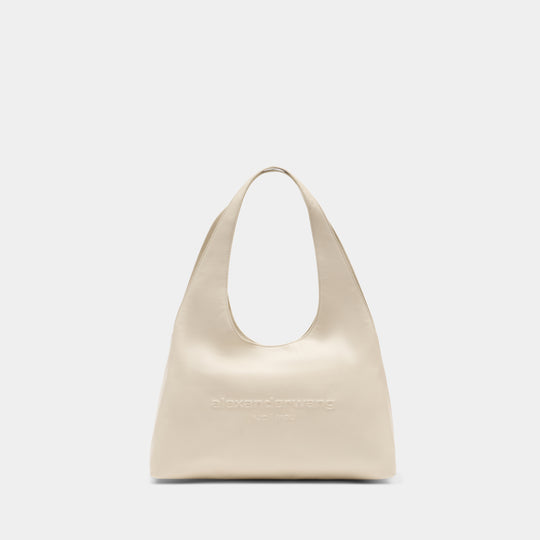 Sac Porté Épaule Pike Medium - Alexander Wang - Cuir - Ivoire
