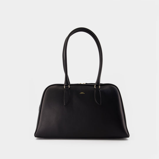 Sac Porté Épaule Paloma - A.P.C. - Cuir - Noir
