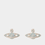 Boucles D'oreilles Mini Relief - Vivienne Westwood - Métal - Argenté