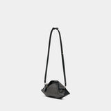 Pochette Manta - Alexander McQueen - Cuir - Noir