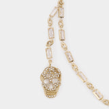 Bracelet Pave' Skull - Alexander McQueen - Métal - Doré