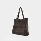 Cabas L - YOHJI YAMAMOTO - Cuir - Noir
