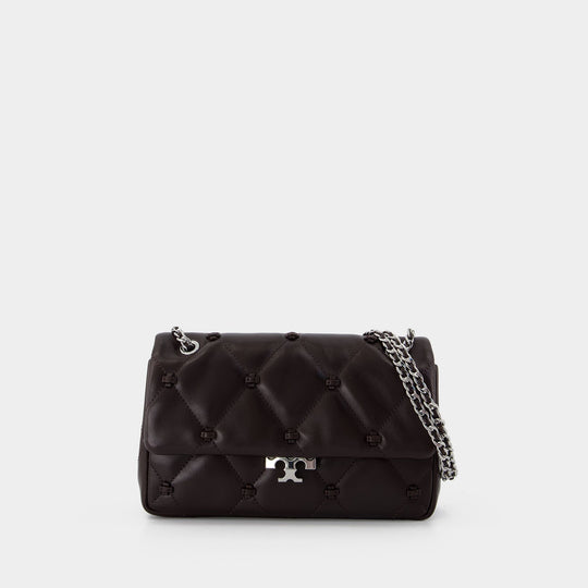 Sac Porté Épaule Bunny Knot Small - Tory Burch - Cuir - Marron