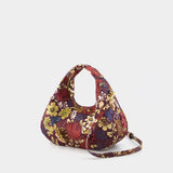 Sac À Main Hobo Mini - Ganni - Synthétique - Marron