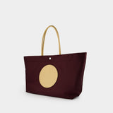 Sac Porté Épaule Ella Twist - Tory Burch - Viscose - Rouge