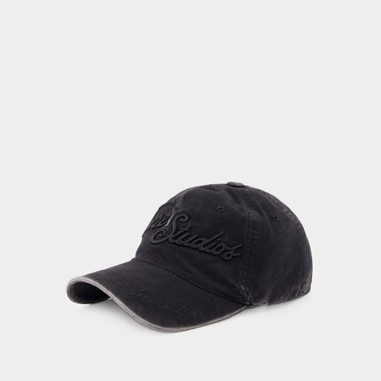 Casquette - Acne Studios - Coton - Noir
