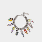 Bracelet Miss Marc City Charm - Marc Jacobs - Métal - Argenté