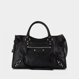 Sac À Main Le City Medium - Balenciaga - Cuir - Noir