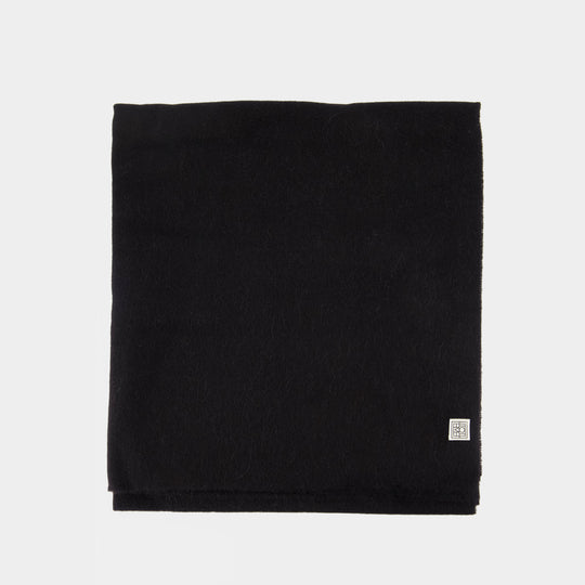 Écharpe Classic Winter - TOTEME - Laine - Noir