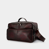 Sac Porté Épaule Camero Duffle Old - Acne Studios - Cuir - Bordeaux