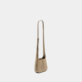 Sac Porté Épaule Miller Swing - Tory Burch - Cuir - Beige