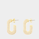 Boucles D'oreilles - Rabanne - Métal - Doré
