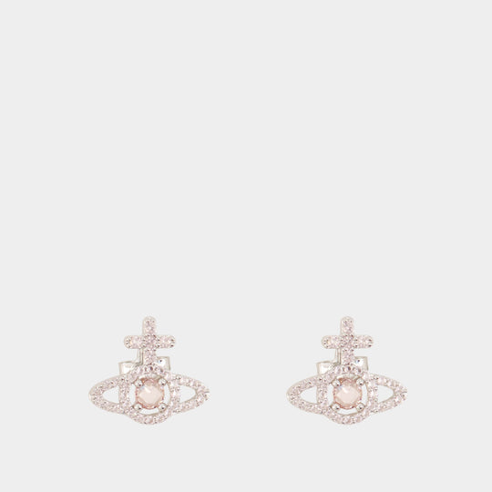 Boucles D'oreilles Olympia Cz - Vivienne Westwood - Métal - Argenté
