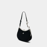 Sac Porté Épaule Charm Frame - Vivienne Westwood - Cuir - Noir