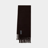 Écharpe Estate - OUR LEGACY - Laine - Marron