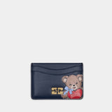 Porte-Carte Bear - Ganni - Cuir - Noir