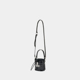 Sac Seau Daisy Drawstring - Vivienne Westwood - Cuir - Noir