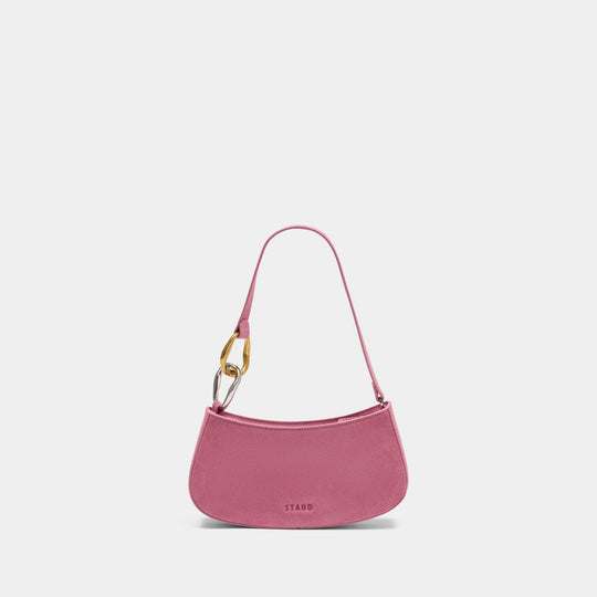 Sac Porté Épaule Ollie - Staud - Cuir - Rose