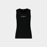 Tank Top Paris - Balmain - Coton - Noir