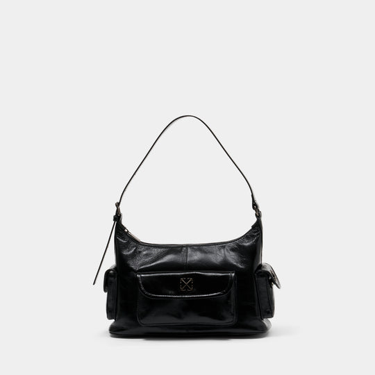 Sac À Main Dumbo.b - OFF WHITE - Cuir - Noir