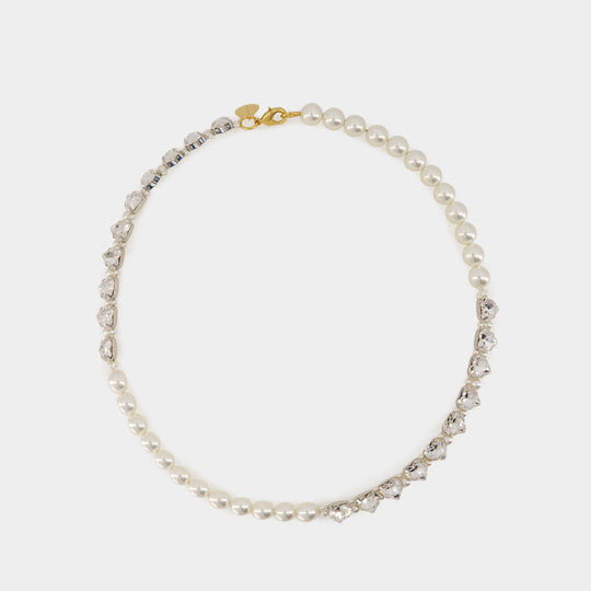 Collier Quartet & Heart - Simone Rocha - Perles Synthétiques - Ivoire
