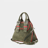 Sac À Main Top Handle Small - Marni - Cuir - Kaki