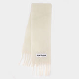 Écharpe - Acne Studios - Laine - Ivoire