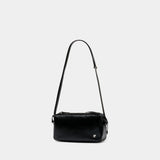 Sac Porté Épaule Soft Camera - Courreges - Cuir - Noir