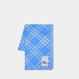 Écharpe Mu Bias Tri Bar - Burberry - Laine - Bleu