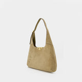 Sac Porté Épaule Eleanor - Tory Burch - Cuir - Beige