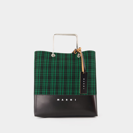 Cabas Small - Marni - Laine - Vert