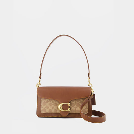 Sac Porté Épaule Signature Tabby 26 - Coach - Cuir - Marron