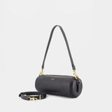 Sac Porté Épaule Barrel - Coach - Cuir - Noir