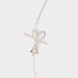 Collier Adc 2 In 1 - AMI Paris - Métal - Argenté